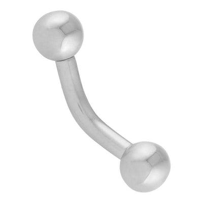 Classic Ball Curved Barbell 1.6mm -  LouLou's Body Jewellery 