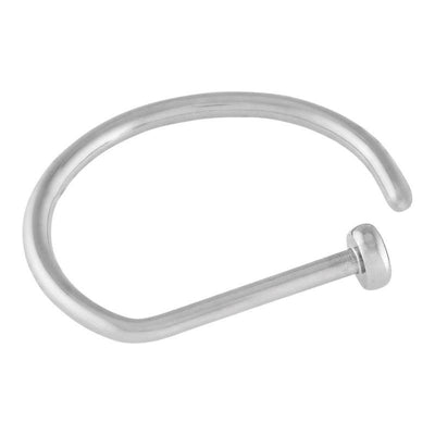 Open D Nostril Ring -  LouLou's Body Jewellery 
