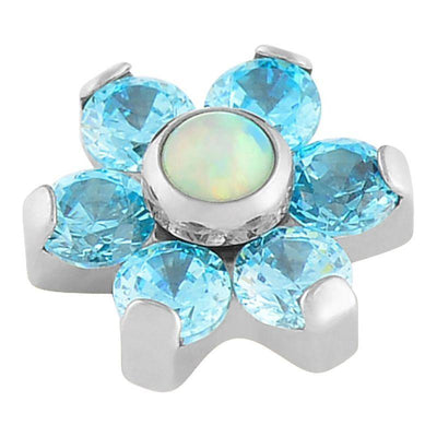 The Halo Collection 'Forget Me Not' Flower Attachment -  LouLou's Body Jewellery 