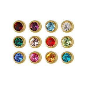 Studex Mini Assorted Gold Bezel Studs -  LouLou's Body Jewellery 