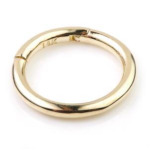 TL - 14ct Gold Hinge Segment Ring - 1.6x12mm -  LouLou's Body Jewellery 