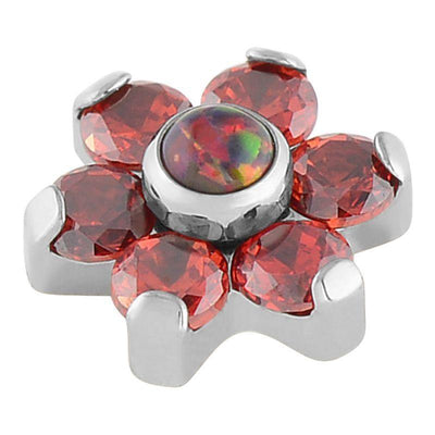 Pinchy's 'Red Queen' Flower Attachment -  LouLou's Body Jewellery 